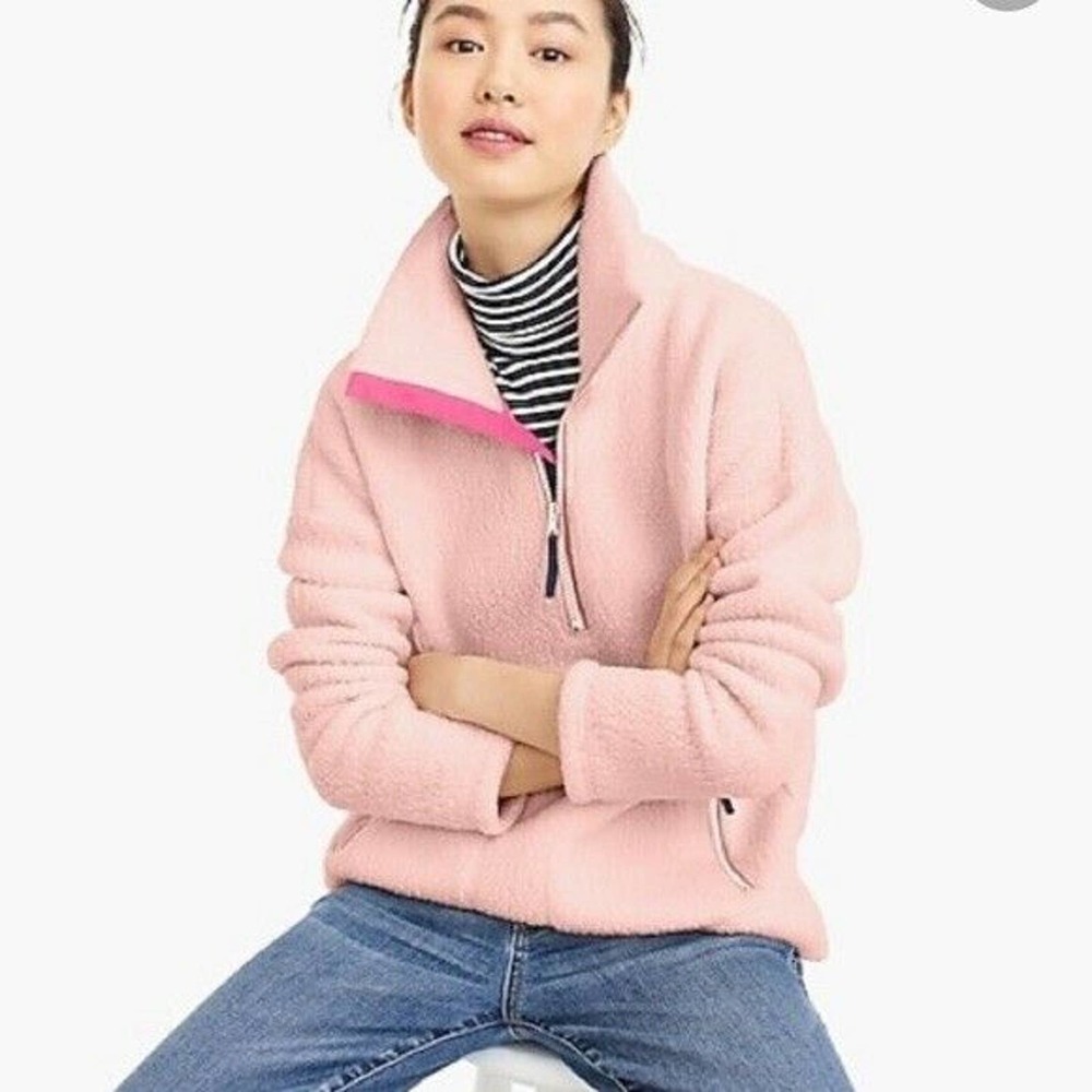 J. Crew Polartec 1/2 Zip Sherpa Fleece - Picture 7 of 7